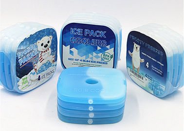 Mini PCM Jel Soğutma Elemanları ile Tek Delikli Sert Yalıtım Öğle Yemeği Buz Paketleri