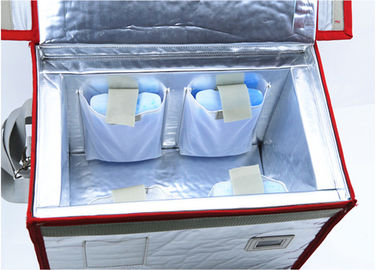 Uzun Taşıma İçin İzole Büyük Vpu Malzeme Katlanır Tıbbi İnsülin Soğutucu Kutusu