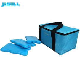 Mavi Taşınabilir Soğutucu Çanta Buz Paketi Yeniden Kullanılabilir Dondurulabilir Jel Soğuk Paketleri
