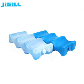HDPE Plastik 6 Paket Bira Şişesi Soğuk Buz Paketleri Kavisli Şekli Sızdırmaz