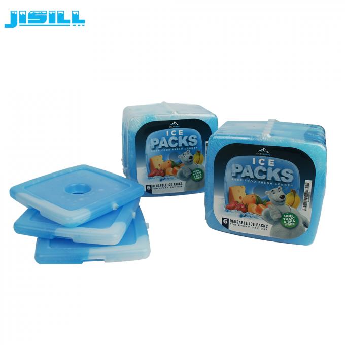 Fabrika fiyat HDPE sert kabuk mini plastik dondurucu öğle yemeği çantası için buz blok jel paketi