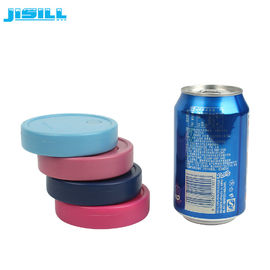 buy Tekrar kullanılabilir bira tutucu soğutucu özel yuvarlak buzlu dondurulmuş hokey jeli paketleri açık hava piknikleri BBQ ve plaj için mükemmel online manufacture
