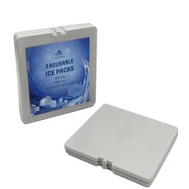 satın al FDA Gıda Onaylaması Öğle Yemeği Kutusu Buz Paketi / Serin Çanta Dondurucu Blokları Gri Renk online manufacture