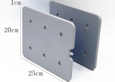 Yüksek Verimlilikli Euteksik Soğuk Tabaklar Tıbbi Soğuk Paketler 25 X 20 X 1cm Dondurulmuş Yiyecekler İçin
