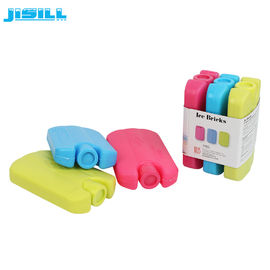 Çocuklar için mini buz torbaları öğle yemeği çantası için, kırmızı dondurulmuş gel paketleri 12 * 7.8 * 2cm Boyut Dondurulmuş gıdalar için
