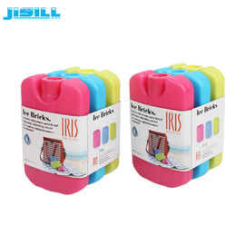 Çocuklar için mini buz torbaları öğle yemeği çantası için, kırmızı dondurulmuş gel paketleri 12 * 7.8 * 2cm Boyut Dondurulmuş gıdalar için