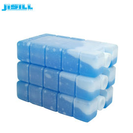 Küçük Gıda Derecesi Fan Buz Paketi İzole HDPE + Gel Malzemesi Sıcak Yaz Günleri için Dondurulmuş Gıdalar İçin