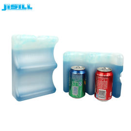 HDPE Plastik Şarap Şişesi Taşıyıcı 4 Anne Sütü Buz Paketi Dalga Şekilli