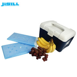 Soğutucular için kullanılabilir dondurucu paketler, Dondurulmuş gıdalar için 1200 ml yeniden kullanılabilir mavi buz paketleri.