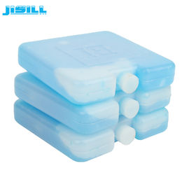 Gıda kalitesi HDPE + SAP Mini Buz Paketleri Buz Bloku / Buz Jeli İçerisi Sıvı 10*10*2cm Dondurulmuş Gıdalar İçin
