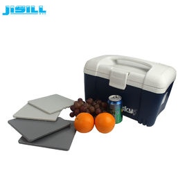 FDA Gıda Onaylaması Öğle Yemeği Kutusu Buz Paketi / Serin Çanta Dondurucu Blokları Gri Renk
