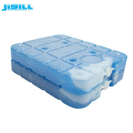 FDA Material HDPE Plastic Large Ice Eutectic Cold Plate Ice Bag With Handle