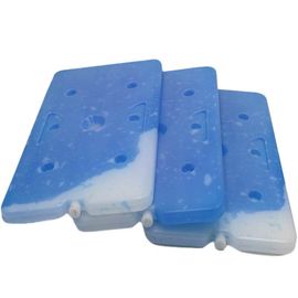 Plastik Düşük Sıcaklık Buz Soğutucu Tuğla / Mavi Dondurucu Soğuk Paketleri