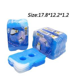 Küçük 200ML İnce Buz Öğle Yemeği Kutuları Için Paketleri / Mini Ince Dondurulmuş Gıda Için Ince Jel Buz Paketi