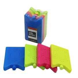 Gıda kalitesi HDPE Plastik 15*10*2 CM Mini Buz Paketleri Dondurucu Paketler FDA SGS Sertifikası Dondurulmuş gıdalar için