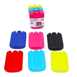 HDPE Küçük Buz Blokları Dondurucu Sert Kabuk 150ML Soğutucu Gel Gıda Dondurma için Sıvı