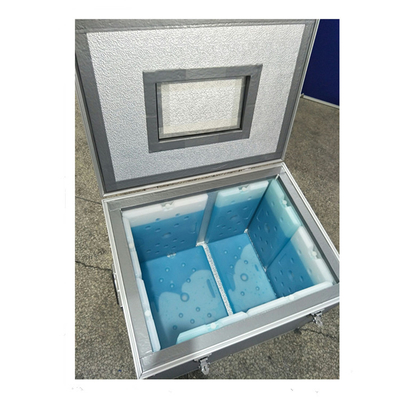 Dondurma Depolama için Büyük 95L Plastik / PU Yalıtım Buz Kutusu Soğutucu